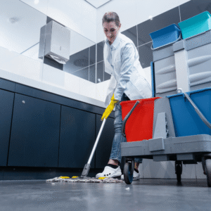 restroom cleaning