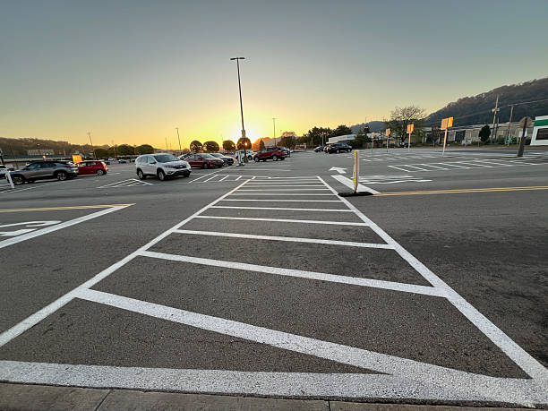 Parking Lot Restriping, Parking Lot